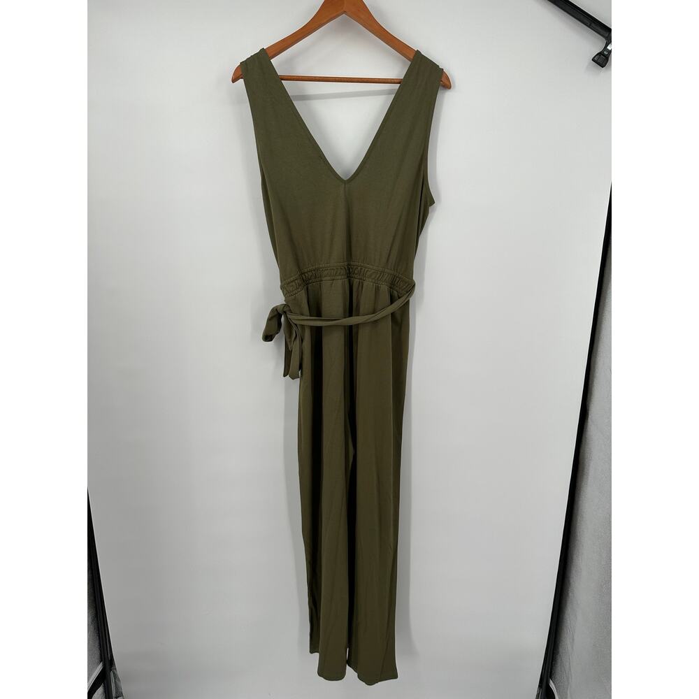 THE DROP BY CARLYN MIRAND NWT Green Wrap Jumpsuit in Olive Green // L - Picture 8 of 8